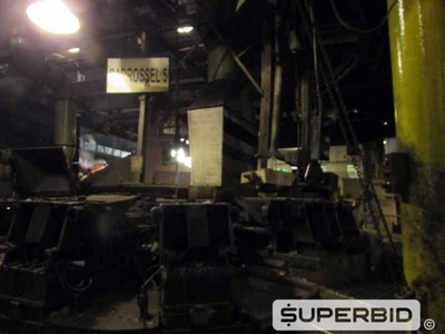 CARROSSEL PARA FUNDIÇÃO FABRICAÇÃO PRÓPRIA PARA MOLDAGEM DE PEÇAS EM FERRO GUSA E AÇO COM QUEIMADOR E EXAUSTORES (Ref.: Carrossel 5)