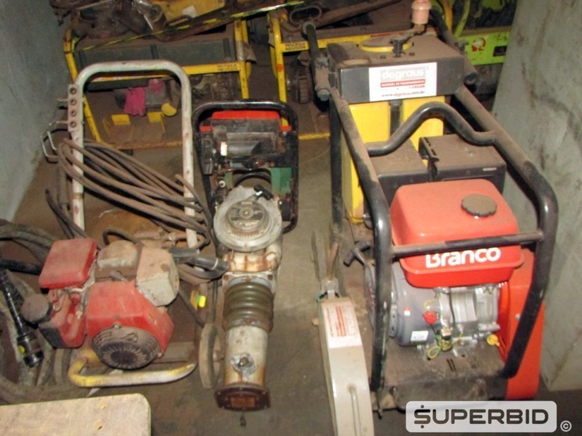 01 COMPACTADOR DE SOLO A GASOLINA, 01 LAVADORA DE ALTA PRESSÃO, 01 CORTADORA DE PISO (Ref.: PDC)