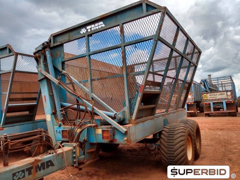 REBOQUE TRANSBORDO DE CANA PICADA TRACAN VTX 10.000, ANO: 2013, SÉRIE: VTX131289 (Ref.: 1442)