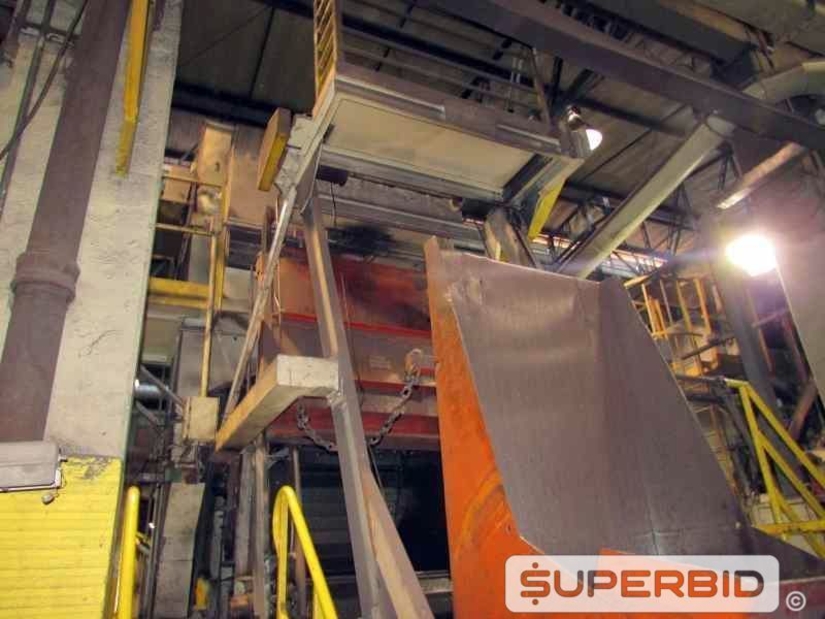 LINHA DE PRODUÇÃO JATEAMENTO COM 3 JATOS GRANALHA, ESTEIRA E CARRO CARREGADOR (Ref.: Linha Produção)