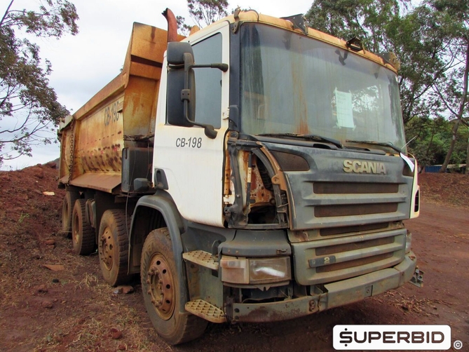 CAMINHÃO BASCULANTE SCANIA P420 B 8X4 (NÃO EMPLACADO), 2009/2010, PL.: , (Ref.: CB198)