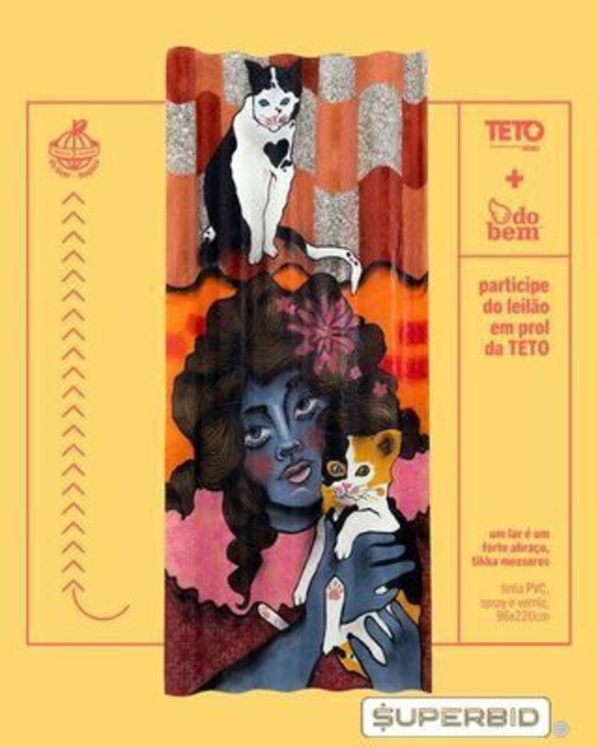 TIKKA MESZAROS - OBRA "UM LAR É UM FORTE ABRAÇO" (NOV/2020) (Ref.: 7584)