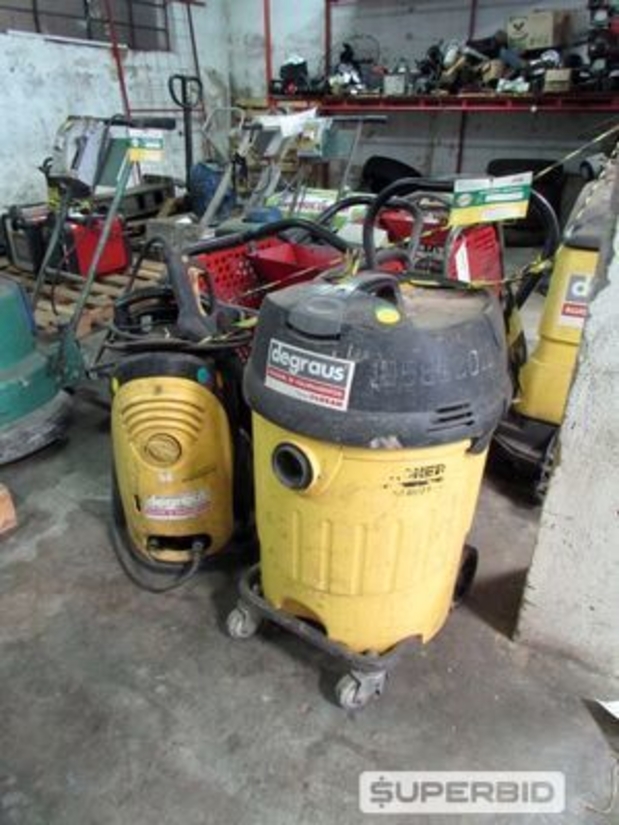 LAVADORA DE PISO, ASPIRADOR DE PÓ E LAVADORAS DE ALTA PRESSÃO (05 PÇS) (Ref.: FDD)