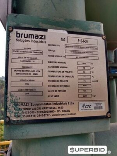 PLANTA DE DEMONSTRAÇÃO PARA PRODUÇÃO DE ETANOL 2G DE CANA-DE-AÇÚCAR BAGAÇO, ANO 2014, CAP. 03 MI DE L/ANO (Ref.: RAA/ RBA/ RCA/ RDA/ REA/ RFA)