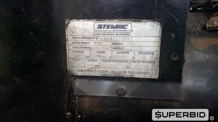 GRUPO GERADOR STEMAC, POT.: 78/81 KVA (Ref.: IR)