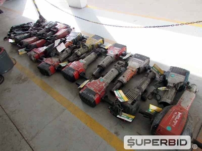 ROMPEDORES ELÉTRICO, DEMOLIDORES ELÉTRICO E MARTELETE PERFURADOR, (24 PÇ.) (Ref.: JDP)