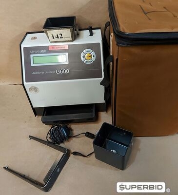 01 UNID. DETERMINADOR DE UMIDADE DE CEREAIS USADO, MODELO G 600, MARCA GEHAKA ¿ COMPLETO