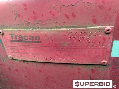 REBOQUE TRANSBORDO DE CANA PICADA TRACAN VTX 10.000, ANO: 2010, SÉRIE: 10378 (Ref.: 644)