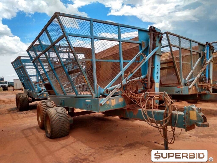 REBOQUE TRANSBORDO DE CANA PICADA TRACAN VTX 10.000, ANO: 2013, SÉRIE: VTX131256 (Ref.: 1361)