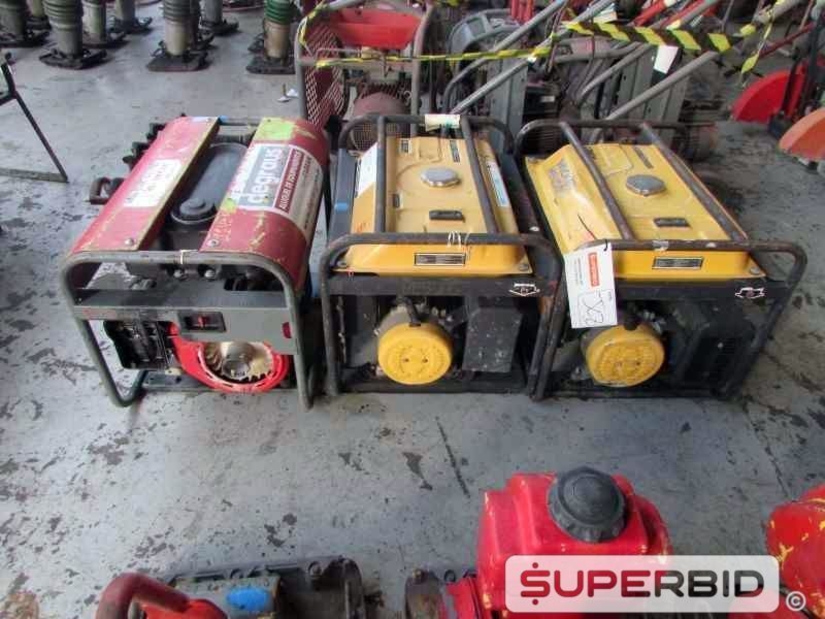 GERADOR PRAMAC ES8000 7KVA E GERADOR WACKER NEUSON MG5 5KVA, (03 PÇ). (Ref.: JCZ)