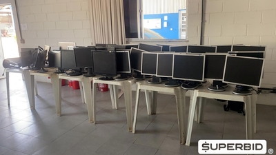 MONITORES E CPUS (aprox. 57 pç) (Ref.: ICM)