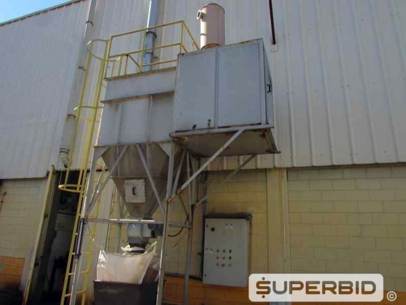 1 SISTEMA DE EXAUSTÃO HIDRONICS, CAP. 11,000 M³/H E 1 SISTEMA DE EXAUSTÃO AR AMBIENTAL JET CENTER, CAP. 3,500 M³/H (Ref.: Hidronics)