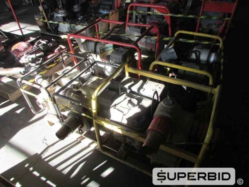 BOMBA CENTRIFUGA Á GASOLINA HONDA WB30X 3 POL. E BOMBA CENTRIFUGA Á GASOLINA WACKER NEUSON PT3A 3 POL., (05 PÇ.) (Ref.: JCD)