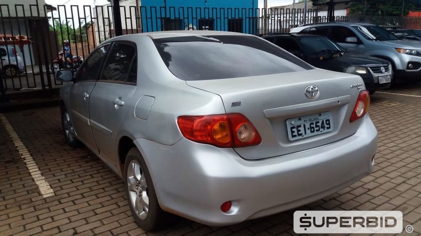TOYOTA COROLLA XEI 1.8 FLEX, 2008/2009, PL FINAL: 9 (PR),