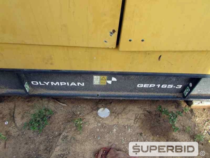 GRUPO GERADOR Á DIESEL OLYMPIAN GEP 165-3 150 KVA, (Ref.: JDZ)