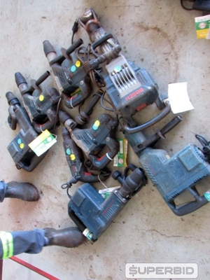 05 MARTELETES ELÉTRICOS BOSCH E 03 ROMPEDORES ELÉTRICOS BOSCH (Ref.: PAF)