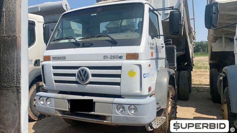 CAMINHÃO BASCULANTE VOLKSWAGEN 31.260 E, 2008/2008, Placa FINAL 9 (RJ), (Ref.: ICJ)