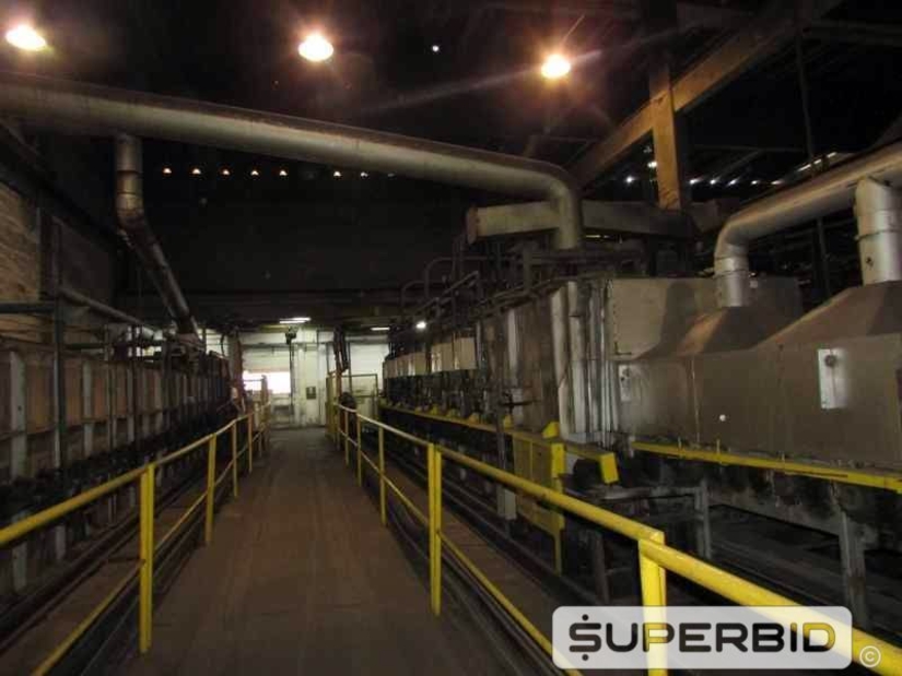 FORNO TRATAMENTO TÉRMICO NASSHEUER CONTINUO, ANO 1985, SÉRIE.: 641170, CAP. 1200 KG/H (Ref.: 12212)