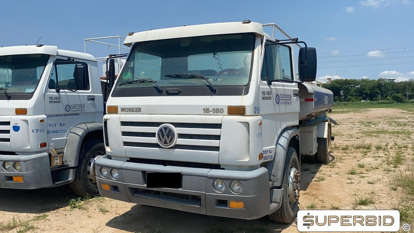 CAMINHÃO TANQUE VOLKSWAGEN 15.180 EURO3 WORKER, 2009/2009, Placa FINAL 2 (RJ), (Ref.: IBE)