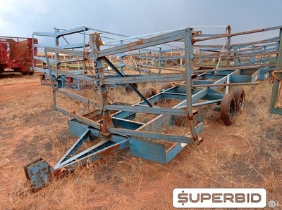 CARRETA TRANSPORTADORA DE TUBOS ESPINHA DE PEIXE HIDROSOLUTION, ANO: 2012 (Ref.: 939)