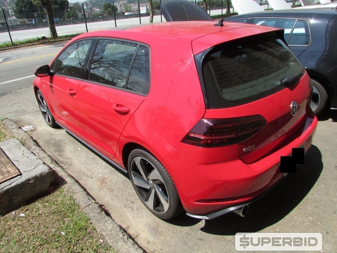 VOLKSWAGEN GOLF GTI AC 2.0, 2018/2018, PL FINAL: 1 (PR), (Ref.: PAC). Loc.: São Bernardo do Campo/SP.