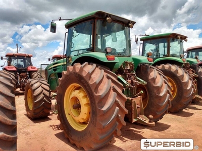 TRATOR DE PNEUS JOHN DEERE 7195J 4X4, ANO: 2013, SÉRIE: 1BM7195JADH000640 (Ref: 1245)