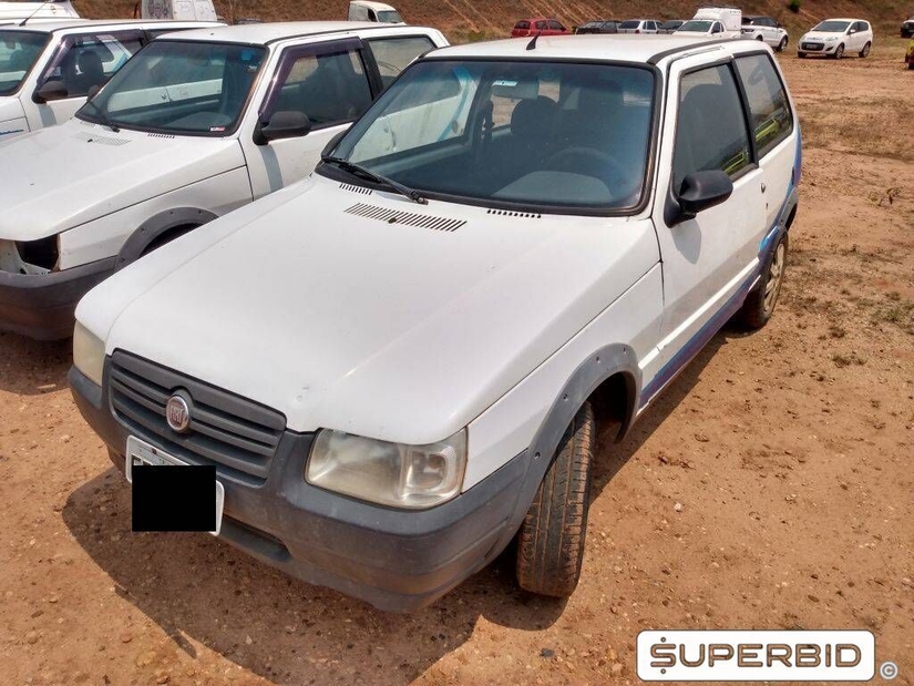 FIAT UNO MILLE WAY ECONOMY 1.0, 2010/2011, Placa FINAL 7 (SP), (Ref.: TAK)