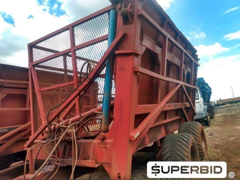 REBOQUE TRANSBORDO DE CANA PICADA TRACAN VTX 10.000, ANO: 2010, SÉRIE: 9345 (Ref.: 653)