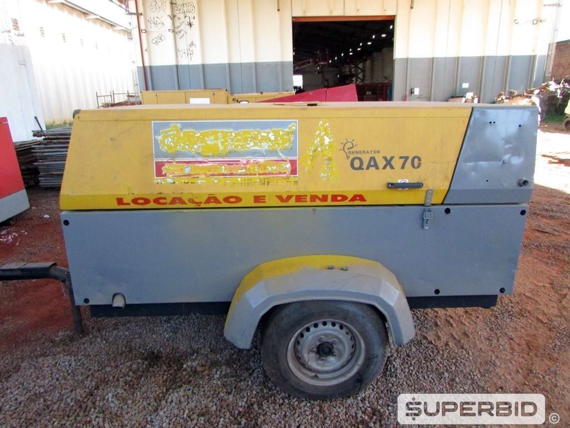 GRUPO GERADOR SILENCIADO DIESEL ATLAS COPCO QAX70 20,5/23 KVA (Ref.: FEW)