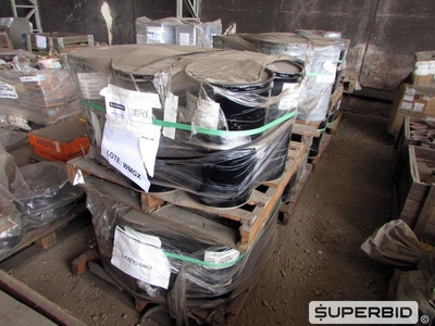 PARAFUSOS COM PORCA 1 1/4 - 7 X 3 1/2 A325 HV HX STRUC SCREW H.D.G. (APROX.: 3.400 PÇS). (Ref.: WMGX_UM02)