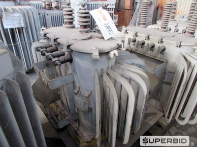 TRANSFORMADOR TRIFÁSICO Á ÓLEO UNIÃO POT. 150 KVA, ANO: 1988, SÉRIE: 8913-559. (Ref.: WMAU_UM02)