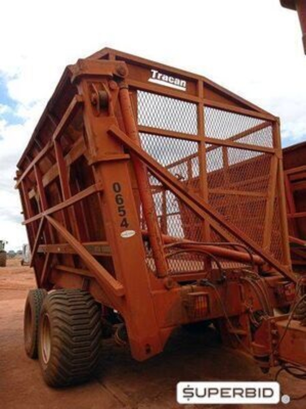 REBOQUE TRANSBORDO DE CANA PICADA TRACAN VTX 10.000, ANO: 2010, SÉRIE: 10374 (Ref.: 654)