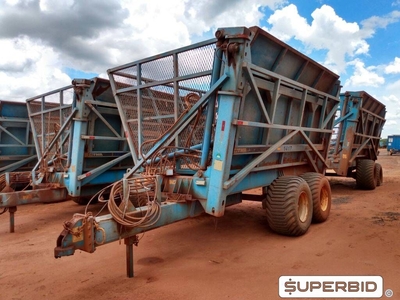 REBOQUE TRANSBORDO DE CANA PICADA TRACAN VTX 10.000, ANO: 2013, SÉRIE: VTX131264 (Ref.: 1417)