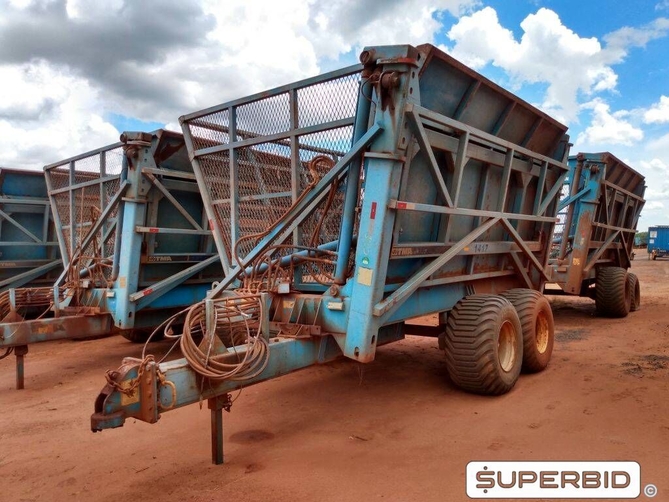 REBOQUE TRANSBORDO DE CANA PICADA TRACAN VTX 10.000, ANO: 2013, SÉRIE: VTX131264 (Ref.: 1417)