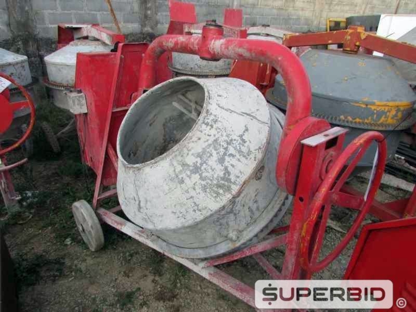 SUCATA DE 06 BETONEIRAS ELÉTRICAS CSM 400 LITROS. (Ref.: JED)