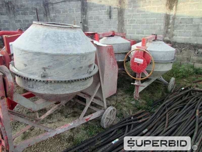 SUCATA DE 06 BETONEIRAS ELÉTRICAS CSM 400 LITROS. (Ref.: JEC)