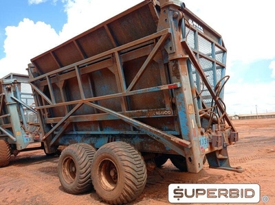 REBOQUE TRANSBORDO DE CANA PICADA TRACAN TMA VTX 10.000, ANO: 2013, SÉRIE: 131253 (Ref.: 1338)