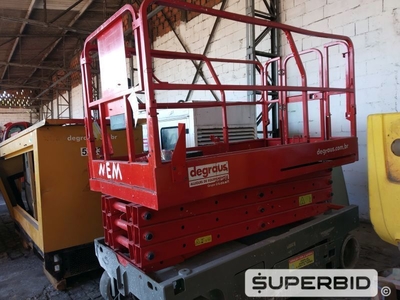 PLATAFORMA TESOURA ELÉTRICA GENIE , SÉRIE: 893656 (Ref: RBG)