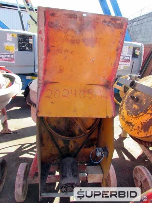 SUCATA DE 04 BETONEIRAS ELÉTRICA CSM 400 LITROS. (Ref.: JAE)