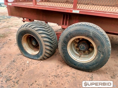 REBOQUE TRANSBORDO DE CANA PICADA TRACAN VTX 10.000, ANO: 2010, SÉRIE: VTX10380 (Ref.: 662)