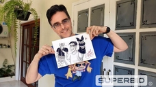 Guilherme Briggs - Desenho feito por ele