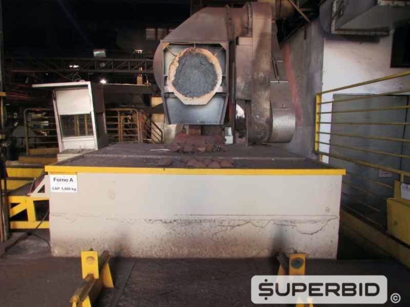 FORNO A FUSÃO ABB CADINHO, ANO 1996, CAP. 5,8 TON (Ref.: 701-12274)