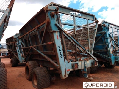 REBOQUE TRANSBORDO DE CANA PICADA TRACAN VTX 10.000, ANO: 2013, SÉRIE: VTX131269 (Ref.: 1422)