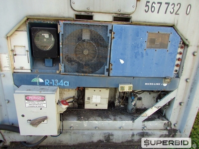 01 CONTAINER MARÍTIMO 20 PÉS, ANO: 1995, CÂMARA FRIA. (Ref.: WMFW_UM02)