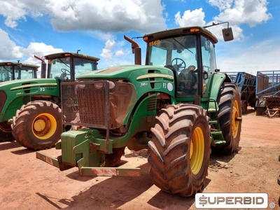 TRATOR DE PNEUS JOHN DEERE 7195J 4X4, ANO: 2014, SÉRIE: 1BM7195JLEH001208 (Ref: 1569)