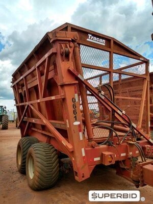 REBOQUE TRANSBORDO DE CANA PICADA TRACAN VTX 10.000, ANO: 2010, SÉRIE: VTX10379 (Ref.: 661)