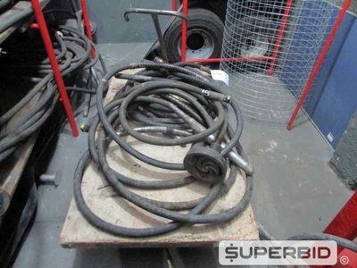 MOTOR ACIONAMENTO Á GASOLINA 5CV, BOMBA CENTRIFUGA Á GASOLINA HONDA 3 POL., BOMBA SUBMERSIVEL DE MANGOTE E OUTROS, (12 PÇ.) (Ref.: JAS)