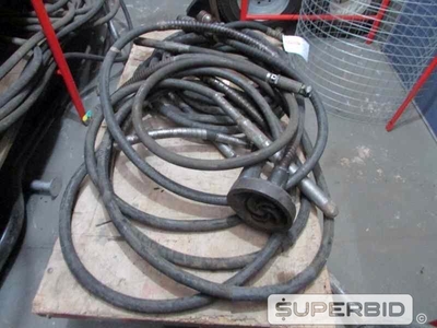 MOTOR ACIONAMENTO Á GASOLINA 5CV, BOMBA CENTRIFUGA Á GASOLINA HONDA 3 POL., BOMBA SUBMERSIVEL DE MANGOTE E OUTROS, (12 PÇ.) (Ref.: JAS)