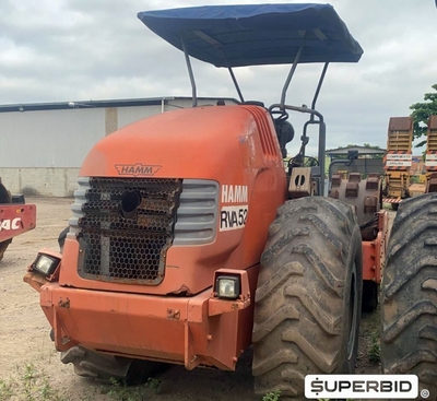 ROLO VIBRATÓRIO  HAMM 3411 P, ANO: 2008, SÉRIE: H2690151 (Ref: IAE)