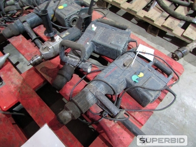 MARTELOS PERFURADORES, MARTELO ROMPEDOR, PARAFUSADEIRA EFURADEIRA (07 PÇS) (Ref.: FEE)